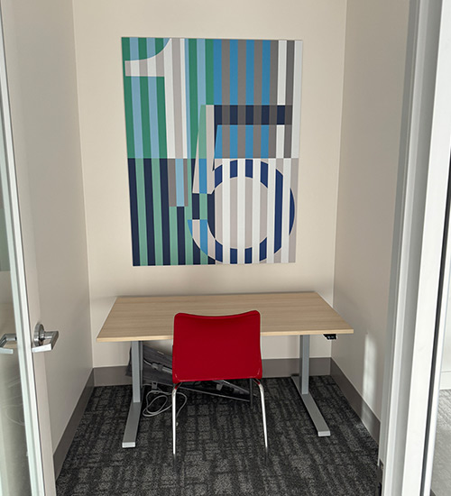 Phone room wall sign